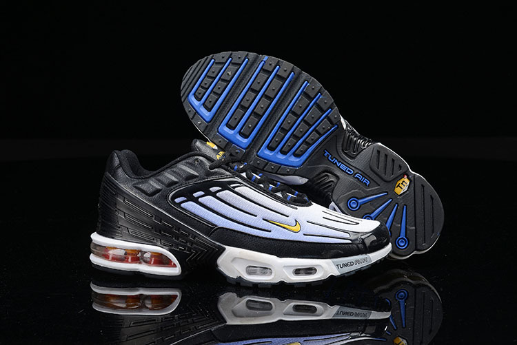 2020 Nike Air Max Plus White Black Blue Yellow Shoes